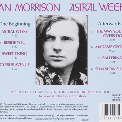 VAN MORRISON - Astral weeks_Retro_Cd